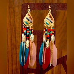 Fun earrings, Artsy earrings. Unique earrings.